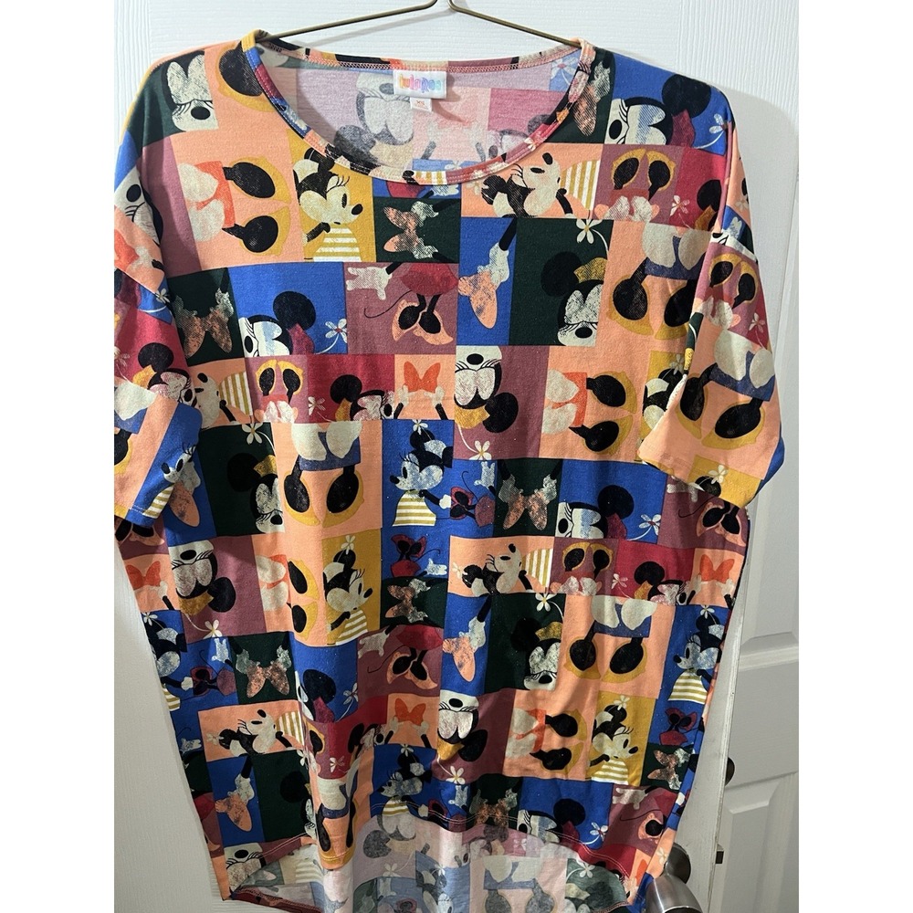 LulaRoe Disney Minnie Mouse High/Low Shirt SZ XS